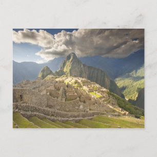 Machu Picchu, antike Ruinen, UNESCO-Welterbe 2 Postkarte