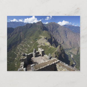 Machu Picchu aus Huayna Picchu, Postkarte