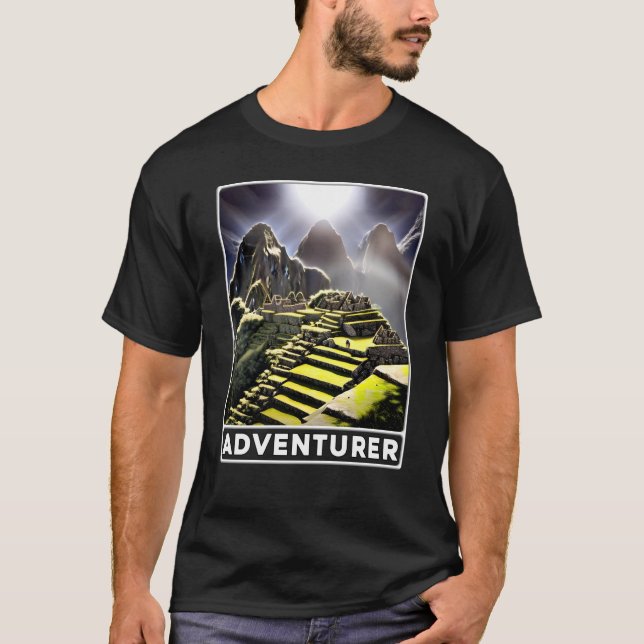 Machu Picchu Cordillera Peru Adventurer T-Shirt (Vorderseite)