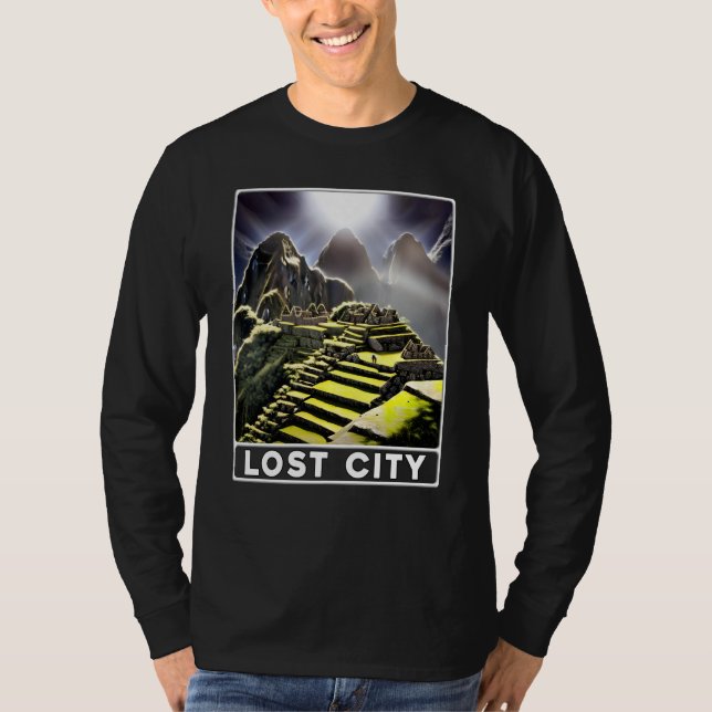 Machu Picchu Cordillera Peru Lost City T-Shirt (Vorderseite)
