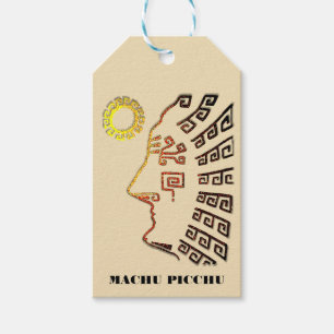 Machu Picchu Cusco Peru auf Beige Gift Tags Geschenkanhänger