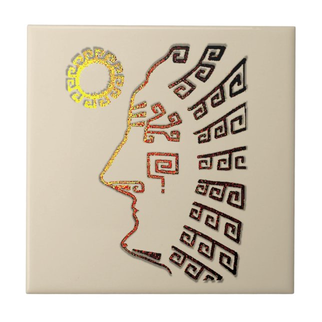 Machu Picchu Cusco Peru Fliese (Vorderseite)