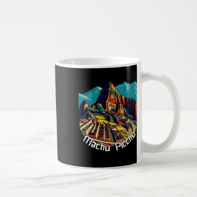 Machu Picchu Cusco Peru Inka-Trail Machu Picchu  Kaffeetasse (Rechts)