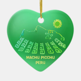 Machu Picchu Cusco Peru Keramik Ornament