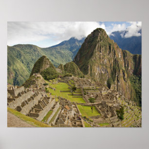 Machu Picchu, die Stadt in Peru Poster