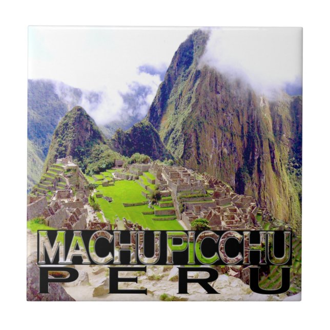 Machu Picchu Fliese (Vorderseite)