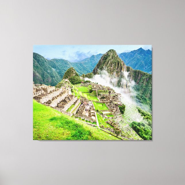 Machu Picchu große Leinwand (Vorderseite)