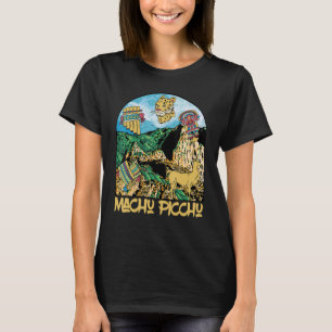 Machu Picchu Inca Stadt Südamerika Souvenir Peru T-Shirt