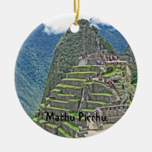 Machu Picchu Keramik Ornament