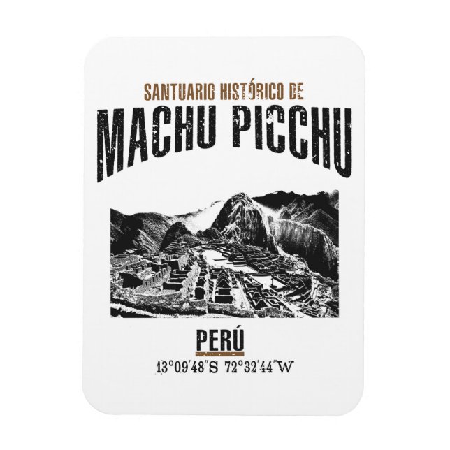 Machu Picchu Magnet (Vertikal)