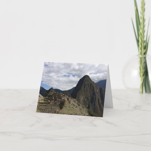 Machu Picchu Notecard Karte (Vorderseite)