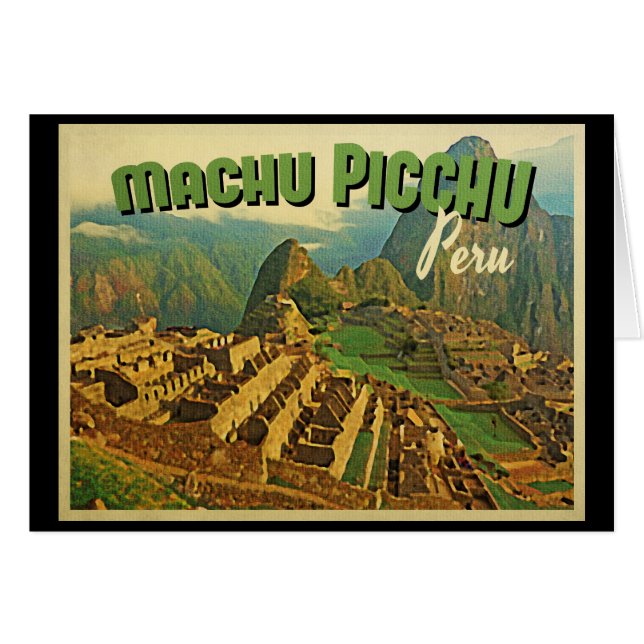 Machu Picchu Peru (Vorderseite (Horizontal))