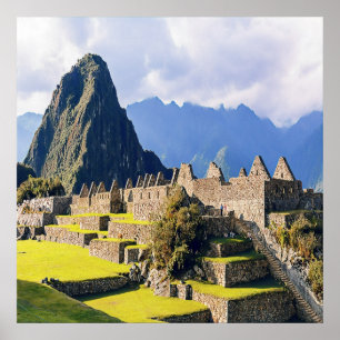 MACHU PICCHU - Peru - Ansicht Poster