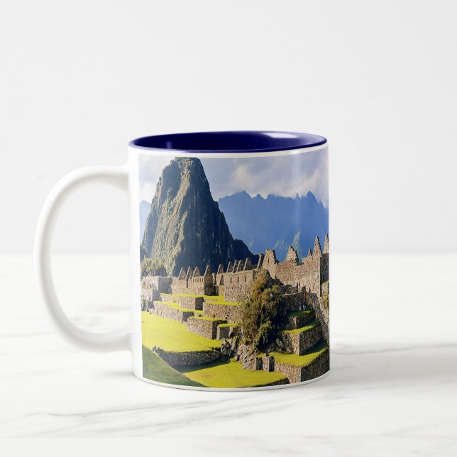 MACHU PICCHU - Peru - Ansicht Zweifarbige Tasse (Links)