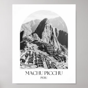 Machu Picchu Peru Arch Foto Print Poster