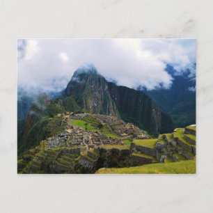 Machu Picchu, Peru, Ausblick Postkarte