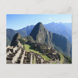 Machu Picchu Peru Brautparty-Spiel Postkarte