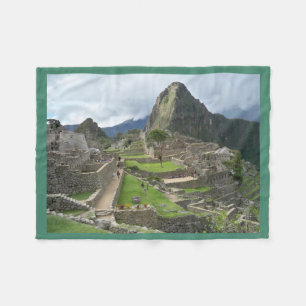 Machu Picchu Peru Fleecedecke/-kissen Fleecedecke