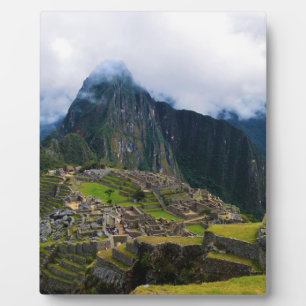 Machu Picchu, Peru Fotoplatte