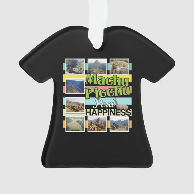 Machu Picchu Peru Glück Ornament (Vorderseite)