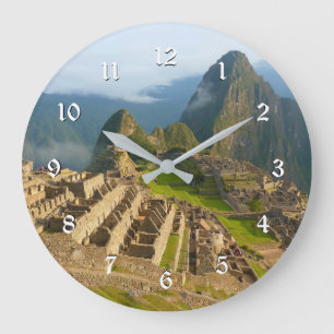 Machu Picchu, Peru Große Wanduhr