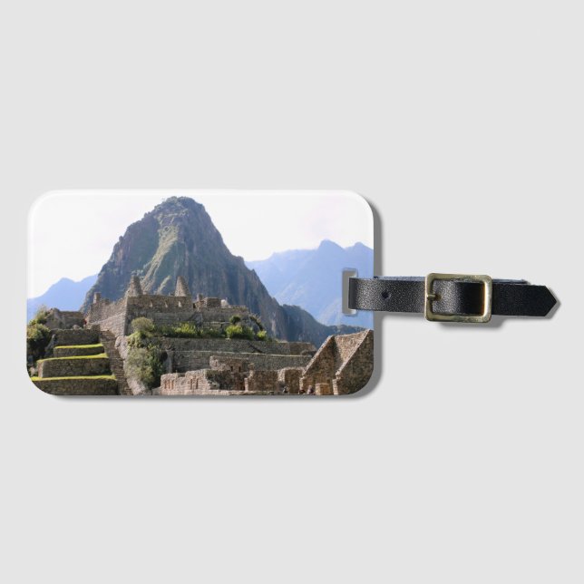Machu Picchu Peru - Huayna Picchu Mountain Gepäckanhänger (Vorderseite (Horizontal))