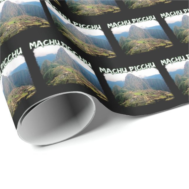 Machu Picchu Peru - Huayna Picchu Mountain Geschenkpapier (Rolleneckpunkt)