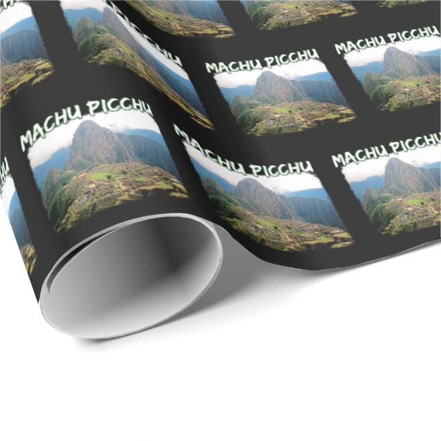 Machu Picchu Peru - Huayna Picchu Mountain Geschenkpapier (Rolleneckpunkt)