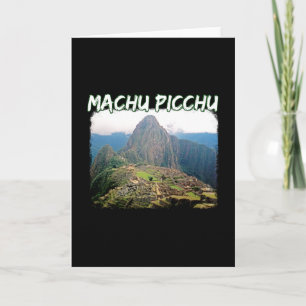 Machu Picchu Peru - Huayna Picchu Mountain Karte