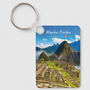 Machu Picchu, Peru - Inka-Burg Ruinen Klassiker Schlüsselanhänger