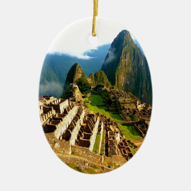 machu picchu Peru-Inka Keramik Ornament (Vorne)