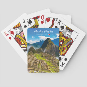 Machu Picchu, Peru - Inka-Stadt Ruinen Spielkarten