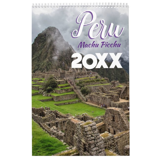 Machu Picchu Peru Landschaftlich Wall Calendar 202 Kalender (Titelbild)