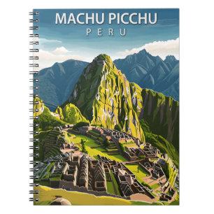 Machu Picchu Peru Notizblock
