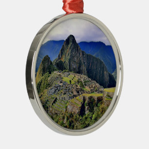 MACHU PICCHU - Peru - Panorama Ornament Aus Metall