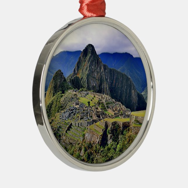 MACHU PICCHU - Peru - Panorama Ornament Aus Metall (Rechts)