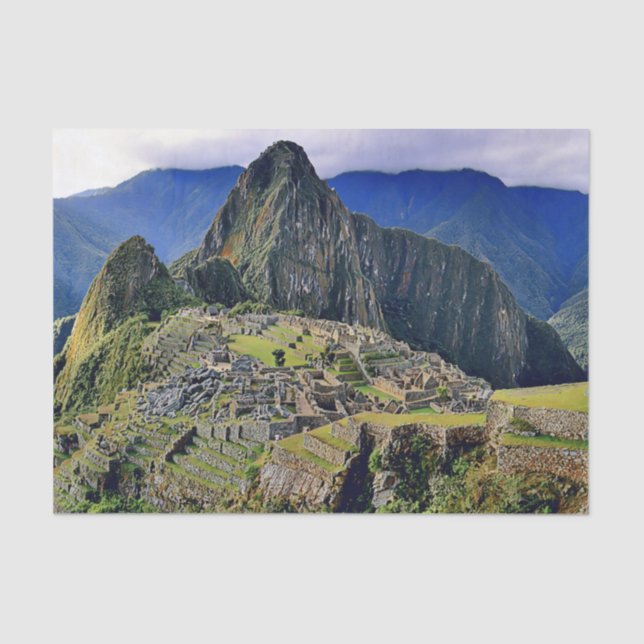 MACHU PICCHU - Peru - Panorama Seidenpapier (Vorderseite)
