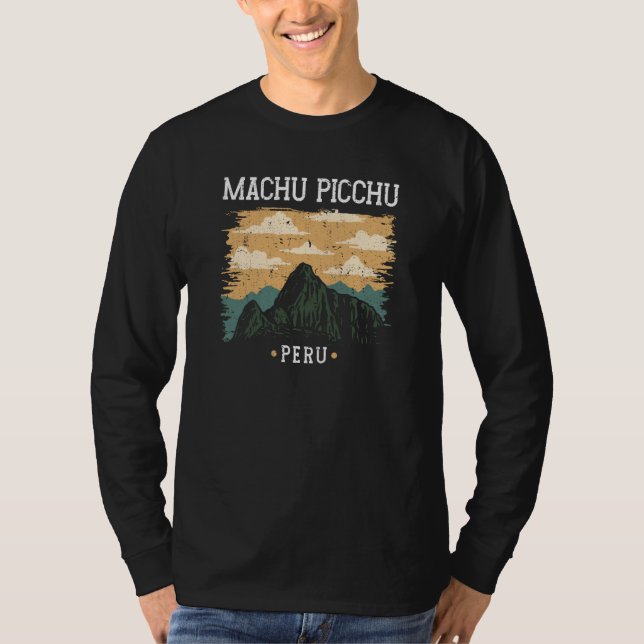 Machu Picchu Peru Peruvian Vacation Souvenir Touri T-Shirt (Vorderseite)