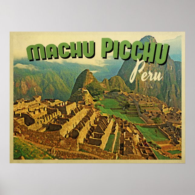 Machu Picchu Peru Poster (Vorne)