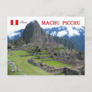 Machu Picchu, Peru Postkarte