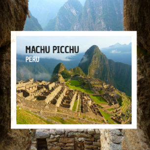 Machu PIcchu, Peru Postkarte