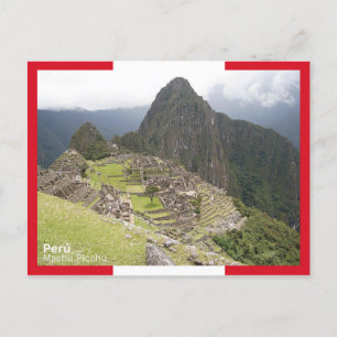 Machu Picchu - Peru Postkarte