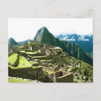 Machu Picchu Peru Postkarte
