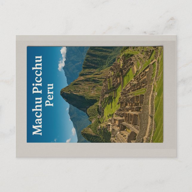Machu Picchu – Peru Postkarte (Vorderseite)