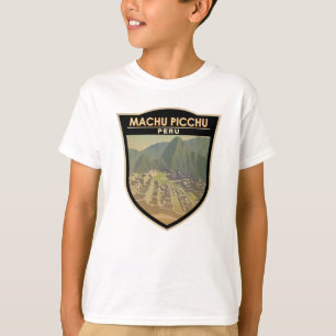Machu Picchu Peru Reise Kunst Vintage T-Shirt