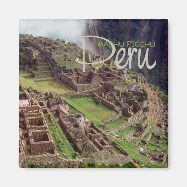 MACHU PICCHU Peru Reise Souvenir Magnet (Vorne)