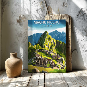 Machu Picchu Peru Reiseplakat Leinwand Wandkunst