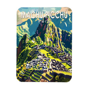 Machu Picchu Peru Südamerika Kunst, Dichtung und M Magnet