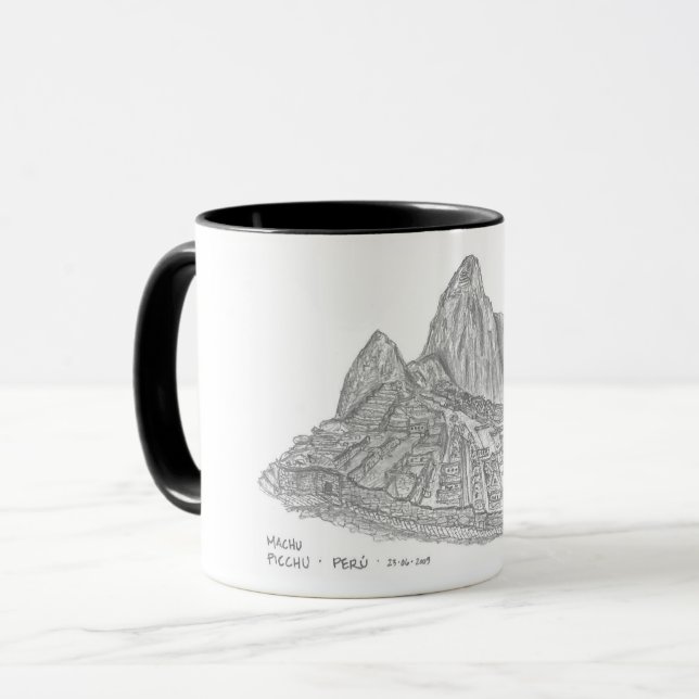Machu Picchu, Peru Tasse (Vorderseite Links)