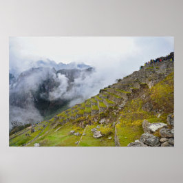 Machu Picchu, Peru, Terrassen Poster